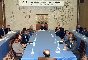 (3)Sri Lankan peace talks begin in Japan